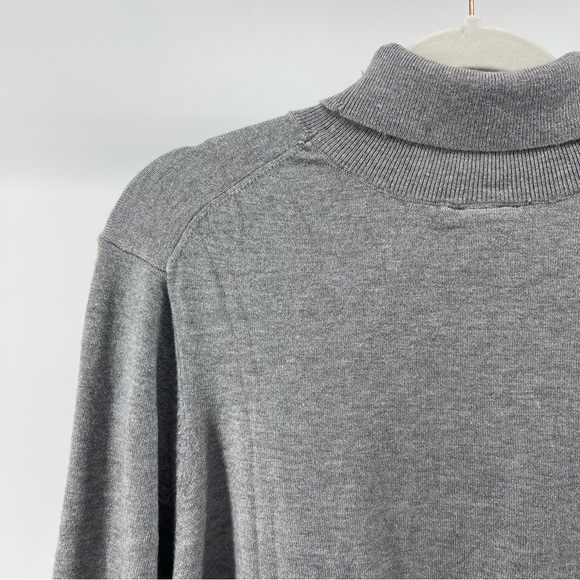Torrid Everyday Soft Turtleneck Sweater in Grey, NWT, Women's 3X - Picture 6 of 9